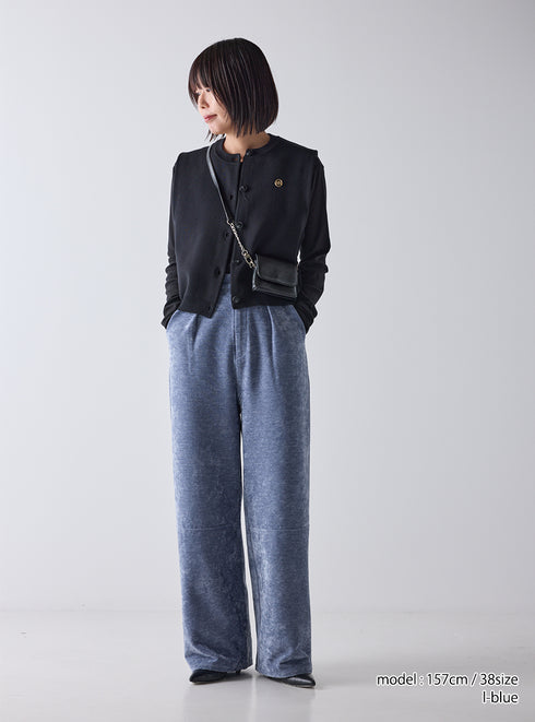 【 予約:11月中旬 】MOLE TWILL TUCK WIDE PT /Y254-31136